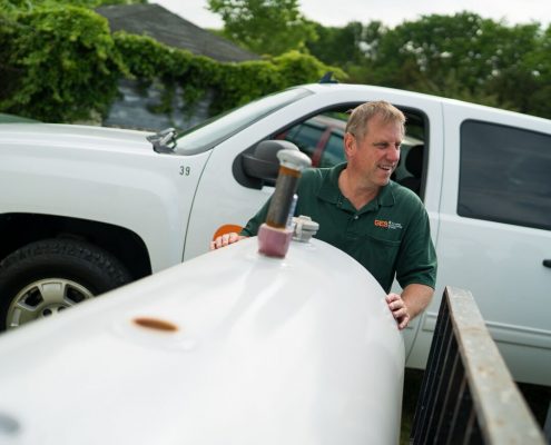 Above Ground Fuel Tank Install